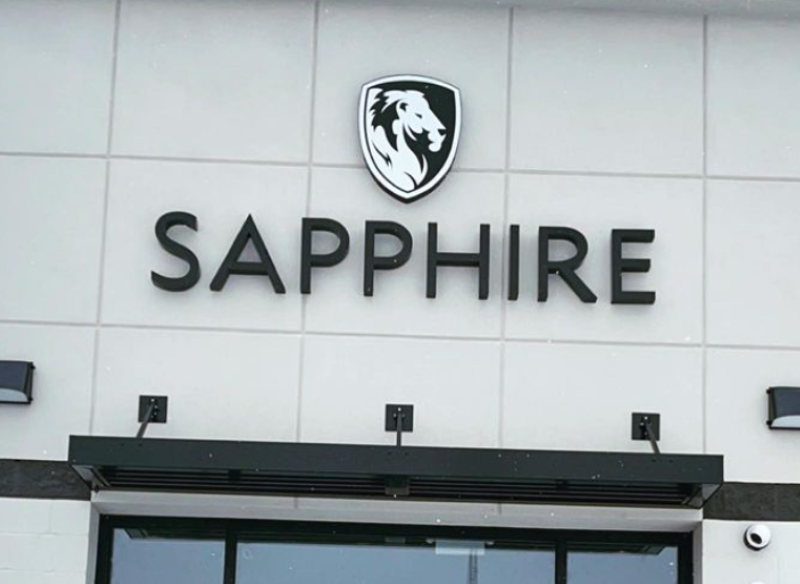 Sapphire Channel Letters